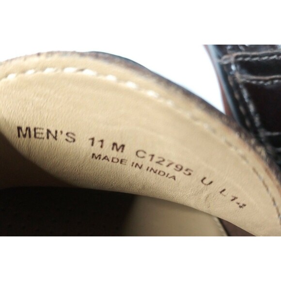 Vintage Cole Haan Grand OS Pinch Hand Sewn Buckle Loafers Mens Shoes Sz 11 Black main image 5
